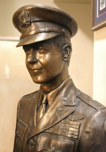 Military Bronze Portrait of WWII Veteran