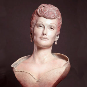 Lucille Ball Bronze by Paula Slater