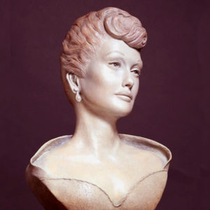Glamorous Lucy Bronze Portrait by Paula B. Slater