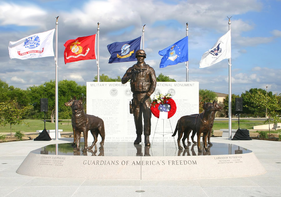Custom Military Monument Statues by Paula Slater