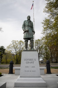General Grant Monument, Bronze Portrait Statue, Paula Slater Sculpture, USMA, West Point, NY, Ulysses S. Grant Bronze