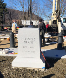 General Grant Monument Pedestal being Installed at West Point