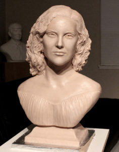 Clay Portrait Bust Sculpture by Paula Slater