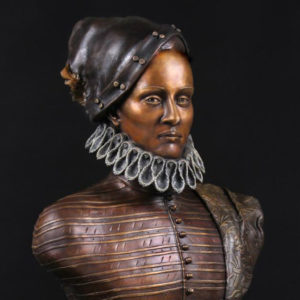 Bronze Portrait Bust by Paula Slater