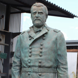 General Grant Bronze Monument State by Paula Slater