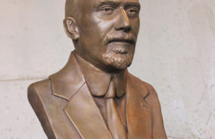 Charles Albert Adams Bronze Bust by Paula Slater for Freemasons