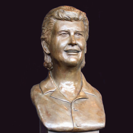 Bronze Bust of George Draper by Paula Slater