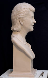 George Draper Bronze Bust Profile by Paula Slater