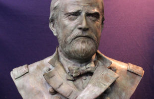 General Ulysses S. Grant Bronze Portrait Bust by Paula Slater