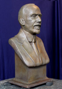 Charles Albert Adams Bronze Bust by Paula Slater