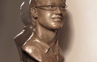Sohrab Aarabi Freedom Warrior Bronze Bust by Paula Slater