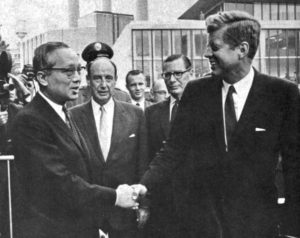 U-Thant and President John F. Kennedy