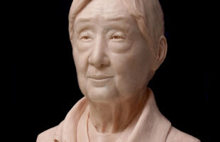 Portrait Bust Sculpture, clay for bronze, by Paula B. Slater,