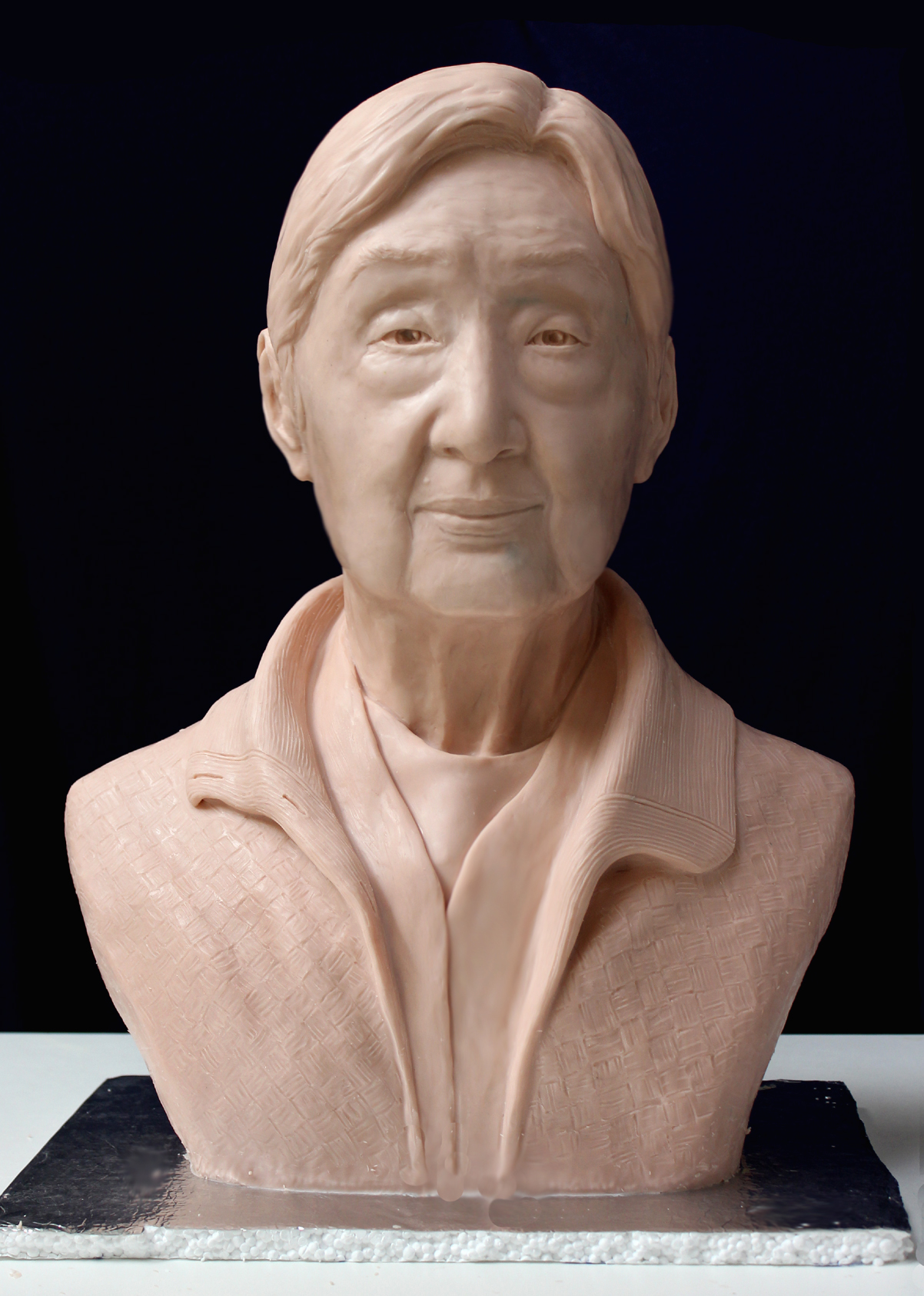 Qian s Mother Portrait Bust Sculpture Paula Slater M A 