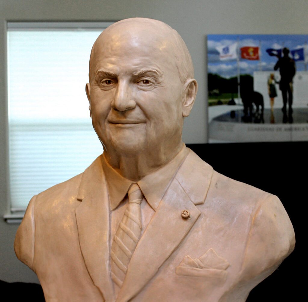 Bronze Bust Thomas Bailey Hagen, Paula Slater Sculpture, philanthropist, American Ancestors, Boston, MA
