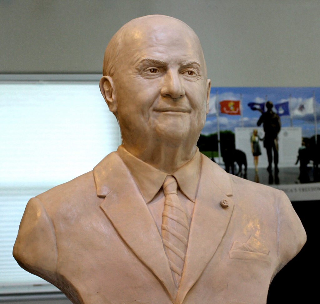 Bronze Bust Thomas Bailey Hagen, Paula Slater Sculpture, philanthropist, American Ancestors, Boston, MA